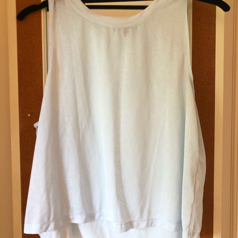 Athleta light blue tank top